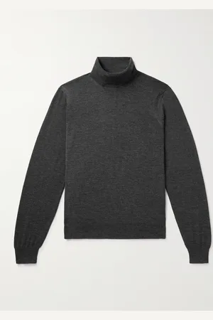 Tom Ford Slim-Fit Cashmere and Silk-Blend Rollneck Sweater - Men - - IT 56