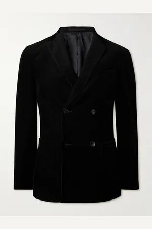 Mr P. Double Breasted Cotton and Cashmere-Blend Corduroy Blazer - Men - - 44