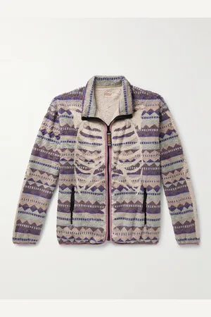 KAPITAL Ashland Printed Fleece Zip-Up Sweatshirt - Men - - 2