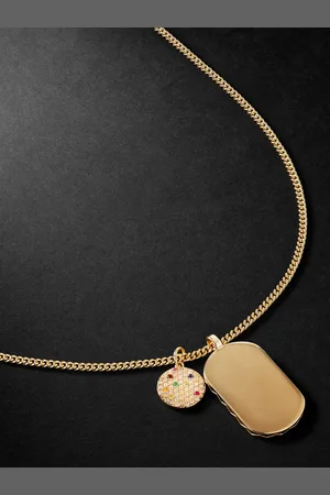 PATTARAPHAN 14-Karat Multi-Stone Necklace - Men