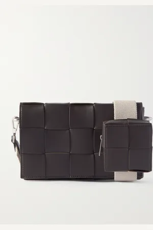 Bottega Veneta Cassette Intrecciato Leather Messenger Bag - Men