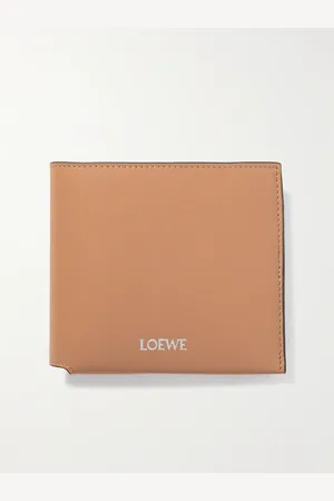 Loewe Logo-Print Leather Billfold Wallet - Men