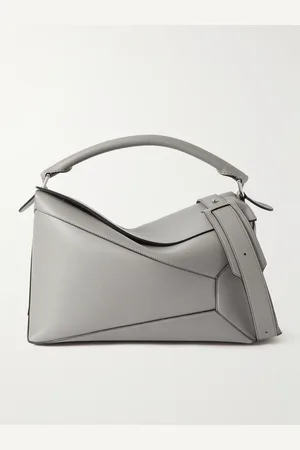 Loewe Puzzle Edge Large Logo-Debossed Full-Grain Leather Messenger Bag - Men