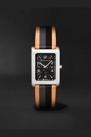 La Californienne The Dial Artist Daybreak 36mm Stainless Steel and Leather Watch, Ref. No. TDALAC001 - Men