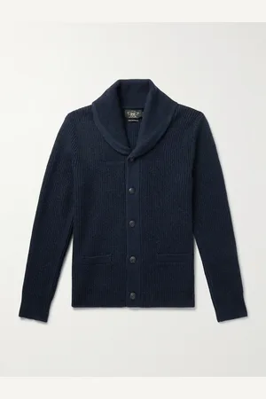 Ralph Lauren Shawl-Collar Ribbed Cashmere Cardigan - Men - - XL