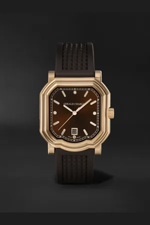 Gerald Charles Maestro 2.0 Ultra-Thin Automatic 39mm 18-Karat Rose Gold and Rubber Watch, Ref. No. GC2.0-RG-05 - Men
