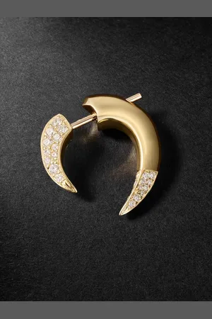 SHAUN LEANE Talon Fine 18-Karat Diamond Single Earring - Men