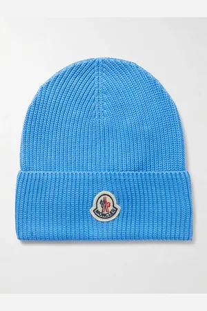 Moncler Logo-Appliquéd Ribbed Cotton Beanie - Men
