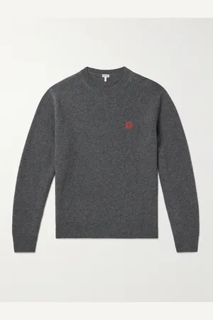 Loewe Anagram Logo-Embroidered Wool Sweater - Men - - XS