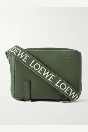 Loewe Military Leather Messenger Bag - Men
