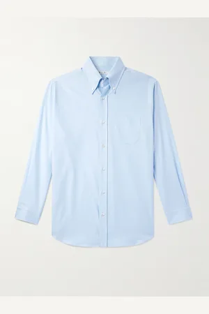 Loro Piana Button-Down Collar Cotton Oxford Shirt - Men - - S