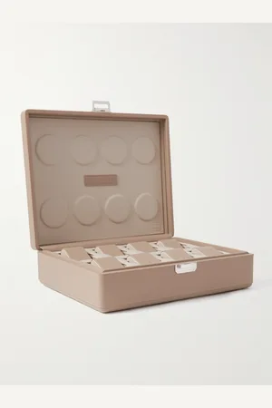 Scatola del Tempo Valigetta 8 Full-Grain Leather Watch Box - Men