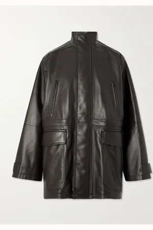 Balenciaga Oversized Padded Leather Jacket - Men - - 1