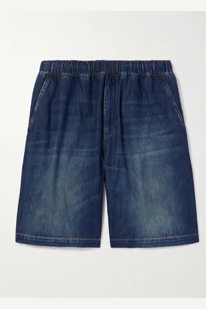 VALENTINO GARAVANI Straight-Leg Washed-Denim Shorts - Men - - IT 48