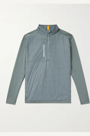 Peter Millar Weld Elite Arrow Jersey and Shell Half-Zip Golf Top - Men - - S