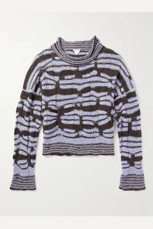 Bottega Veneta Jacquard-Knitted Cotton Sweater - Men - - L