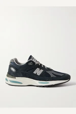 New Balance 991v2 Suede, Mesh and Faux Leather Sneakers - Men - - UK 8