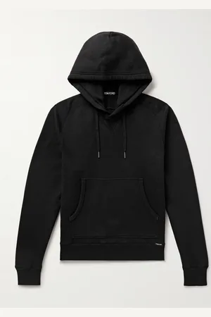 Tom Ford Garment-Dyed Cotton-Jersey Hoodie - Men - - IT 44