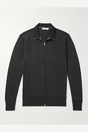 Mr P. Richard Merino Wool Zip-Up Cardigan - Men - - S