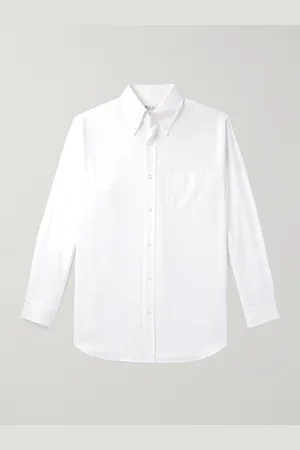 Loro Piana Button-Down Collar Cotton Oxford Shirt - Men - - L