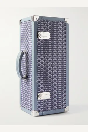 Pinel et Pinel Up & Down Printed Coated-Canvas Wrapped Wood Three-Piece Watch Winder Trunk - Men