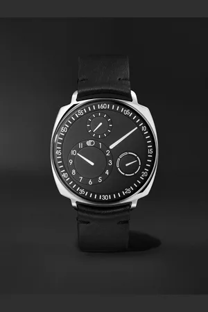 Ressence Type 1.3² v2 B Automatic 41mm Titanium and Leather Watch, Ref. No. Type 1.3² v2 B - Men
