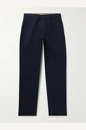 Loro Piana Merse Straight-Leg Cotton-Gabardine Trousers - Men - - IT 46