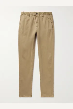 Slim-fit cotton trousers - Man