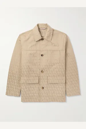 VALENTINO GARAVANI Toile Iconograph Logo-Jacquard Cotton-Blend Jacket - Men - - IT 46
