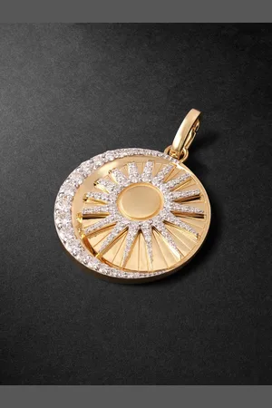 Foundrae Balance 18-Karat Diamond Pendant - Men
