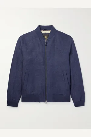 Loro Piana Linen Bomber Jacket - Men - - XXL
