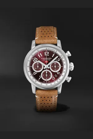 Chopard Mille Miglia Classic Automatic Chronograph 40.5mm Stainless Steel and Leather Watch, Ref. No. 168619-3003 - Men