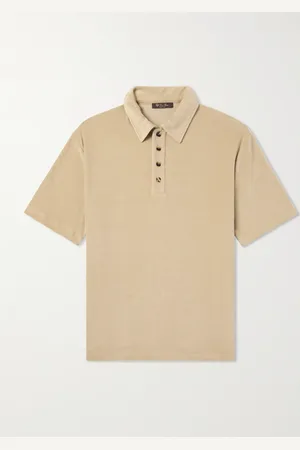 Loro Piana Tsubaki Cotton and Silk-Blend Chenille Polo Shirt - Men - - M