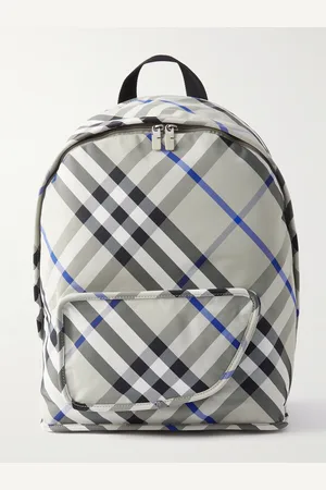 Burberry Checked Nylon-Twill Backpack - Men