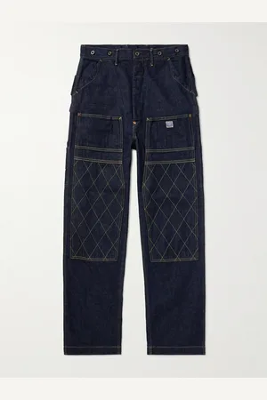 KAPITAL Lumber Straight-Leg Panelled Jeans - Men - - 1