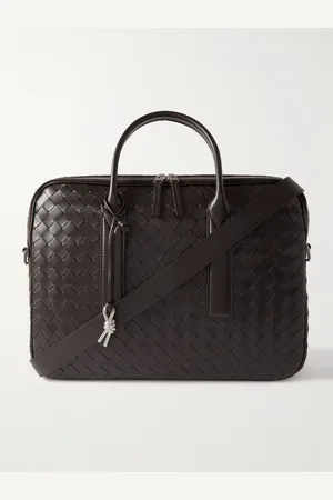 Bottega Veneta Getaway Intrecciato Leather Briefcase - Men