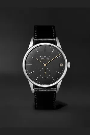 Nomos Glashütte Orion Neomatik Automatic 41mm Stainless Steel and Leather Watch, Ref. No. 366 - Men