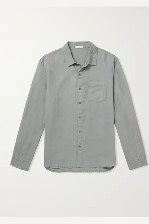 James Perse Garment-Dyed Linen Shirt - Men - - 3