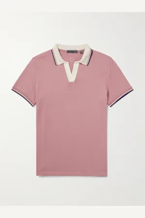 Mr P. G/FORE Golf Striped Logo-Appliquéd Piqué Polo Shirt - Men - - L