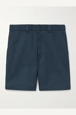 Gucci Straight-Leg Webbing-Trimmed Cotton-Twill Shorts - Men - - IT 48
