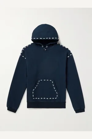 KAPITAL Marionette Printed Cotton-Jersey Hoodie - Men - - 5