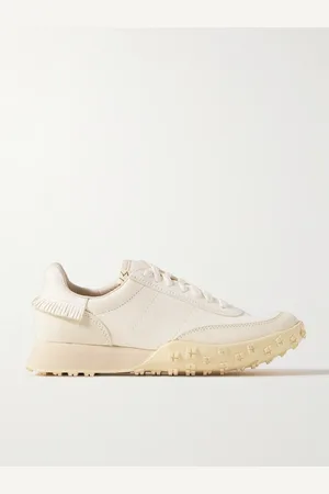 VISVIM Hospoa Fringed Leather-Trimmed Suede Sneakers - Men - - US 10
