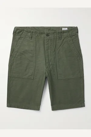 ORSLOW Slim-Fit Straight-Leg Cotton Cargo Shorts - Men - - 1