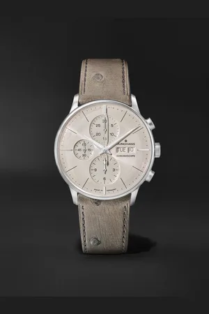 Junghans Meister Chronoscope 40.7mm Stainless Steel and Leather Watch, Ref. No. 27/4223.03 - Men
