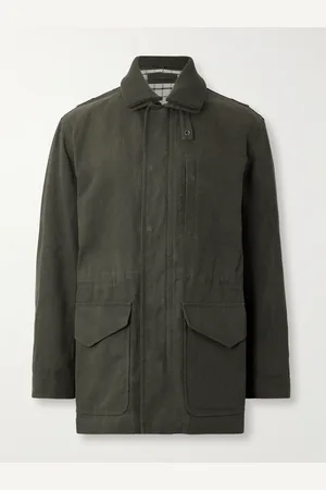 PURDEY Range Cotton and Linen-Blend Parka - Men - - XL