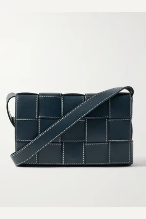 Bottega Veneta Cassette Intrecciato Leather Messenger Bag - Men