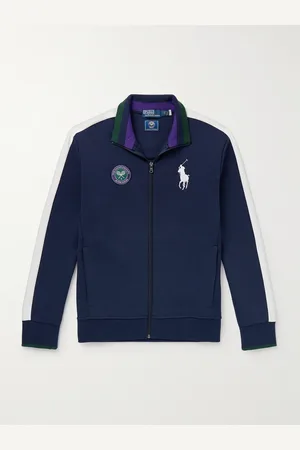 Ralph Lauren Wimbledon Mesh-Trimmed Cotton-Blend Jersey Track Jacket - Men - - XXL