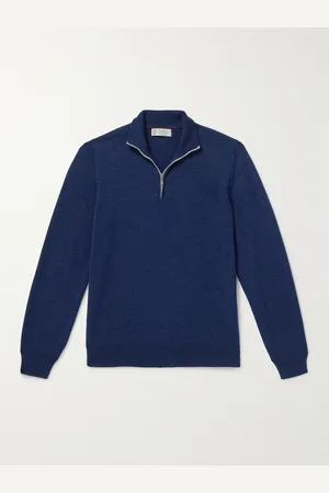 Brunello Cucinelli Cashmere Half-Zip Sweater - Men - - IT 56