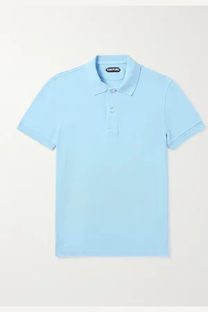Tom Ford Slim-Fit Garment-Dyed Cotton-Piqué Polo Shirt - Men - - IT 44