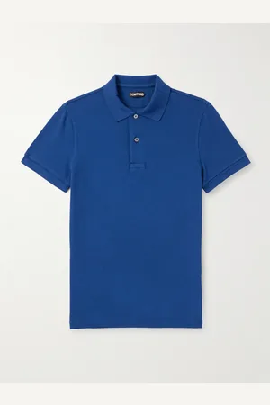 Tom Ford Slim-Fit Garment-Dyed Cotton-Piqué Polo Shirt - Men - - IT 50
